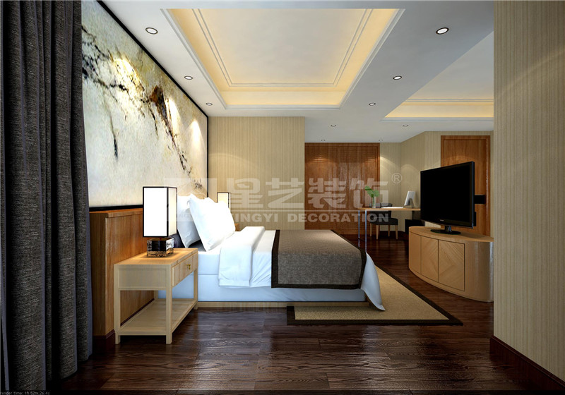 广西某公司办公室760平休息室装修设计效果图