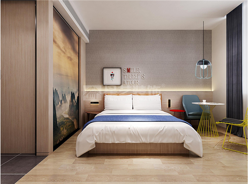 桂林亚朵轻居酒店4000平客房装修效果图