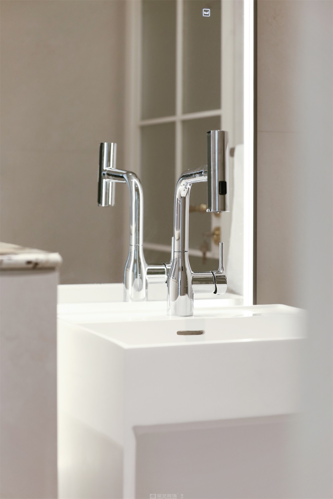 建发缦云143平法式风格卫生间装修实景图